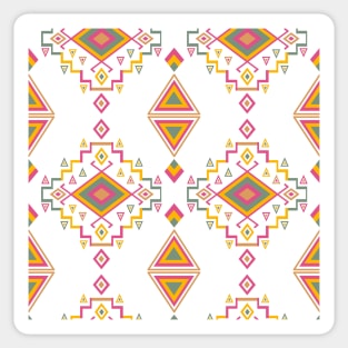 Colorful Ethnic Motifs Sticker